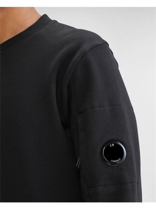 diagona raised fleece lens sweatshirt C.P. COMPANY | CMSS022A-005086W999